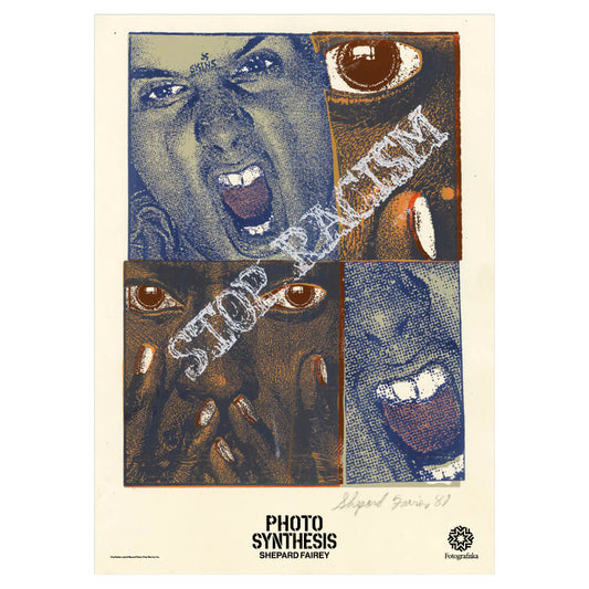 Stop Racism Poster | Shepard Fairey | Fotografiska posters