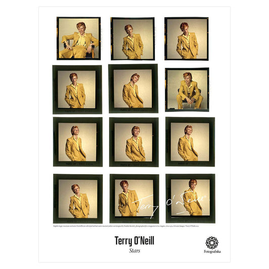 Terry O'Neill | David Bowie Mustard Yellow | Fotografiska posters