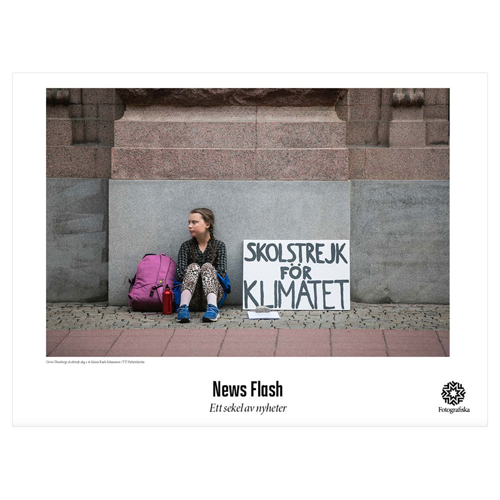 Greta Thunbergs skolstrejk dag 1 Poster | Fotografiska Posters