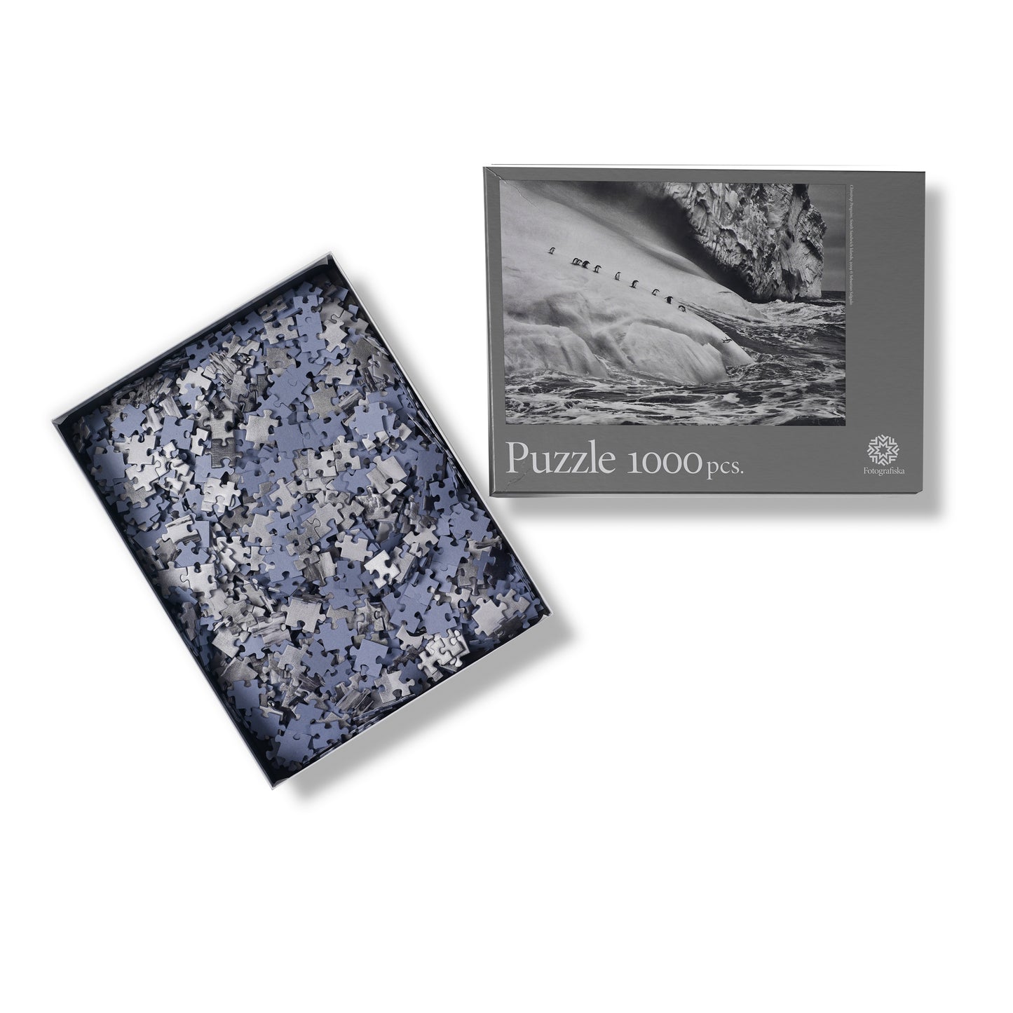 Pussel - Chinstrap Penguins, motiv av Sebastião Salgado | Fotografiska Shop