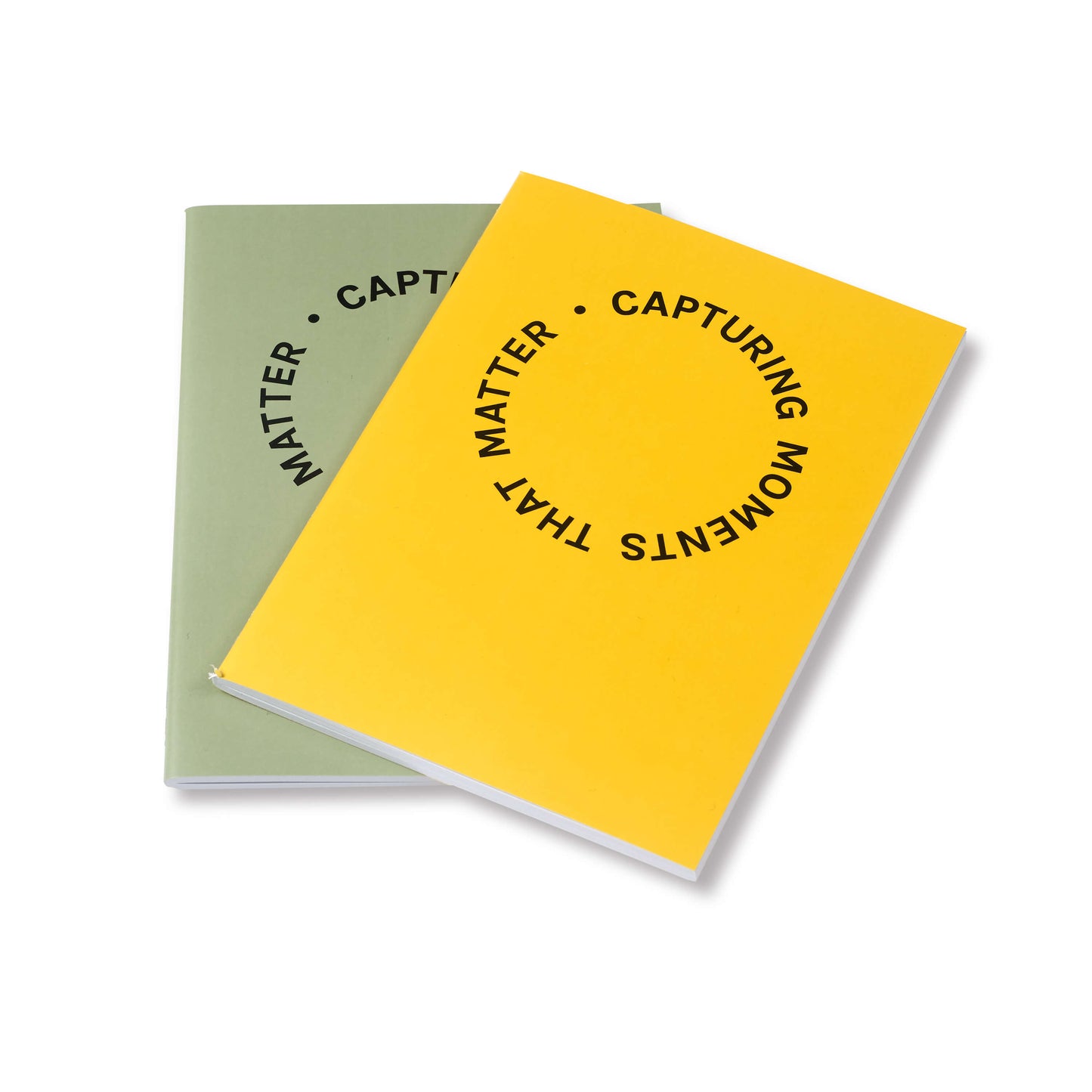 Anteckningsbok 2-pack A6, Gul/Grön | Fotografiska Shop