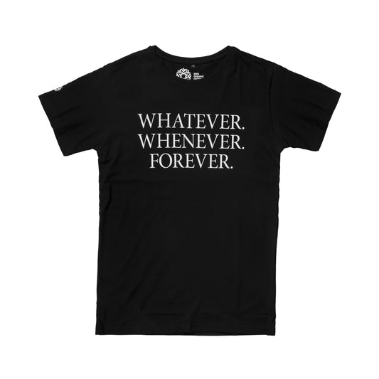 T-shirt - "Whatever. Whenever. Forever." | Regular Fit | Fotografiska Shop