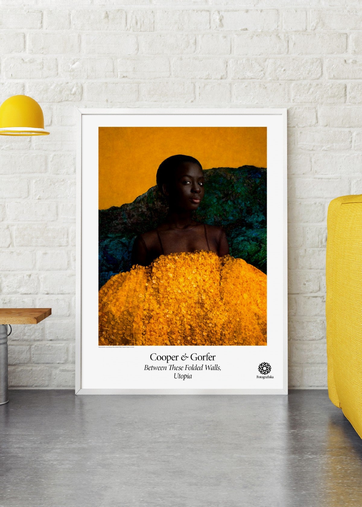 Yellow Roseline Poster
