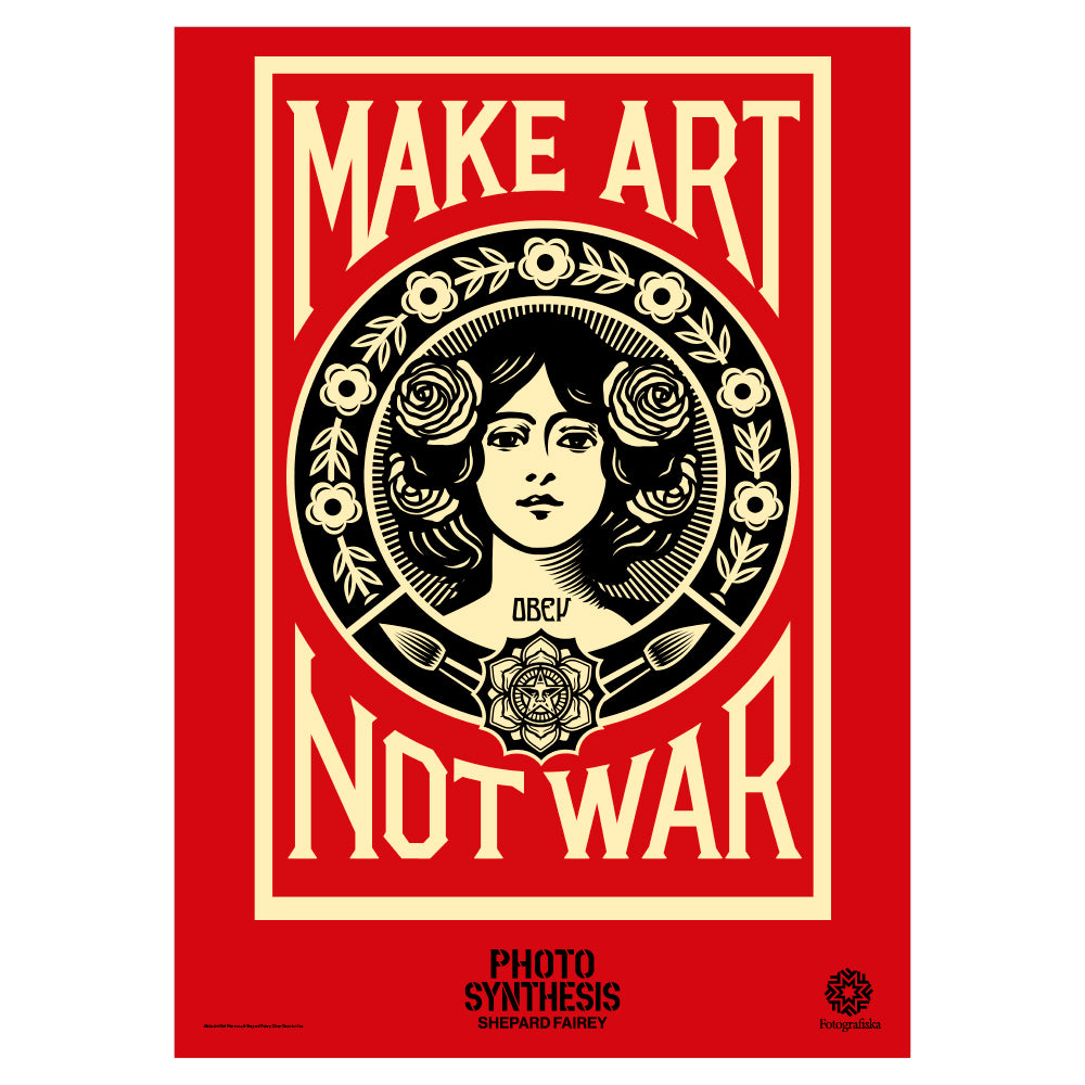 Make Art Not War Poster