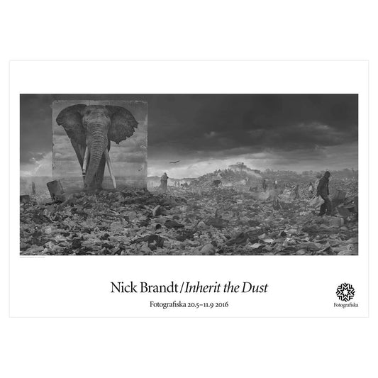 Nick Brandt - "Wasteland with Elephant" | Fotografiska Posters